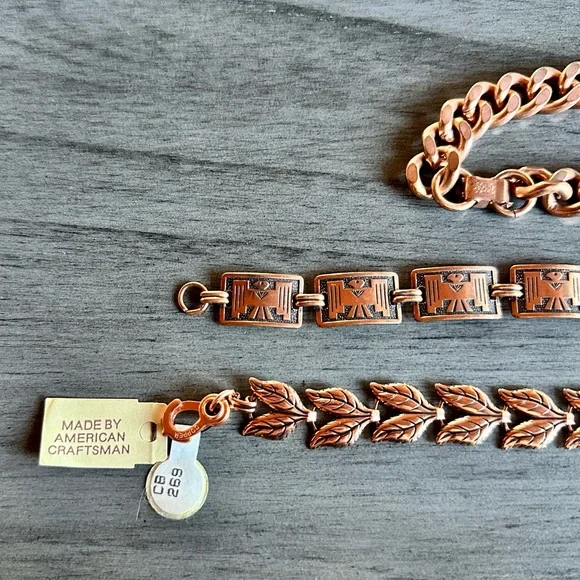 Copper Bracelet Set - Picture 3 of 7